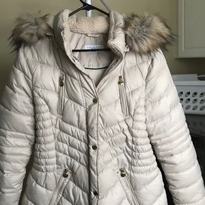 White Winter coat